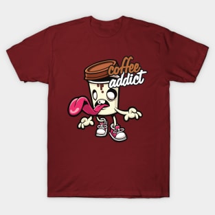 Zombie Coffee Addict T-Shirt